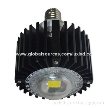 LED High Bay Light, 50W, E40 Base, Bridgelux Chip, Built-in Driver, LED Bulb for Factory Lighting